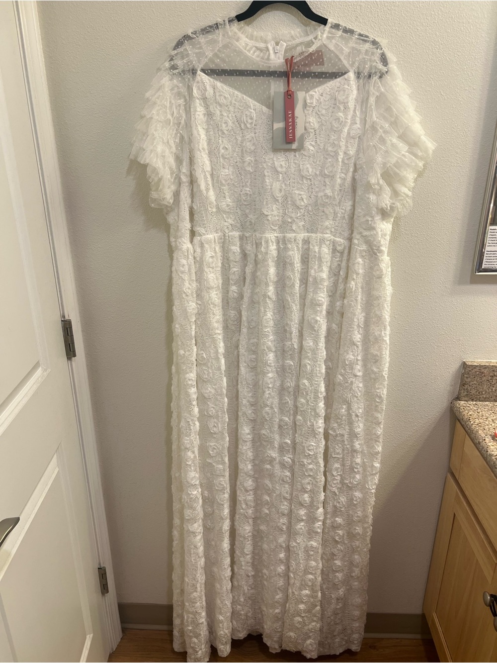JessaKae Lace Tiered Maxi Dress 3XL NWT Formal Gown
